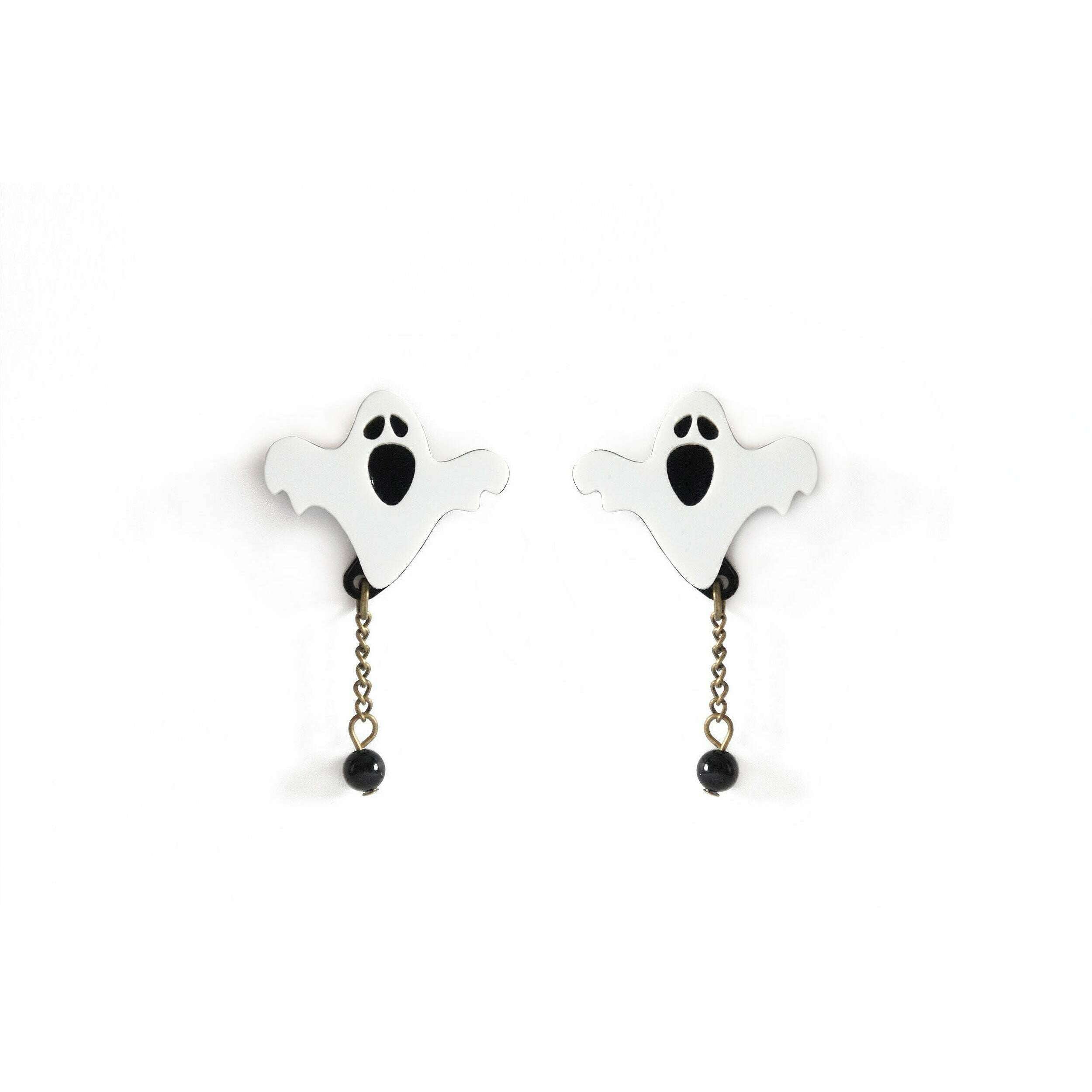 Boo Ghost Earrings by Laliblue