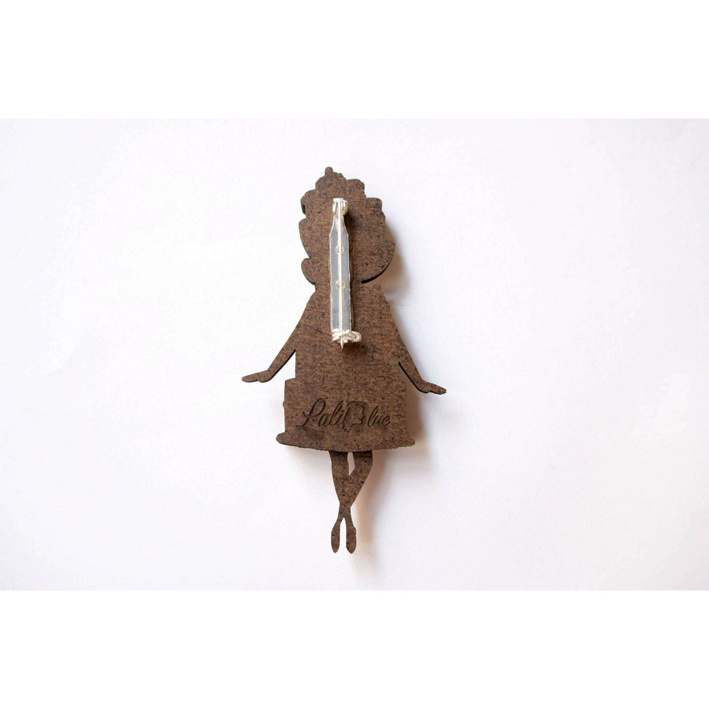 Cake Woman Brooch by Laliblue