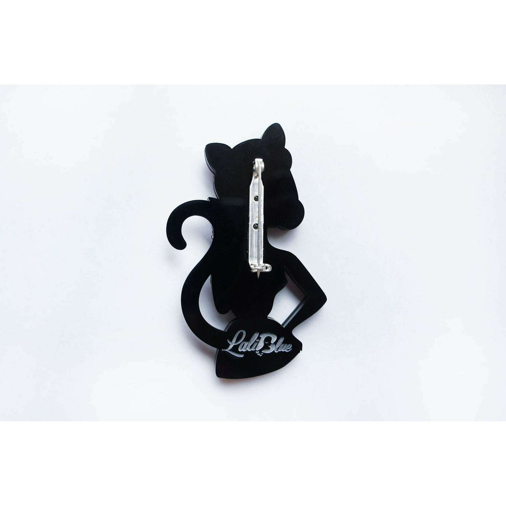 Cat Woman Brooch by Laliblue
