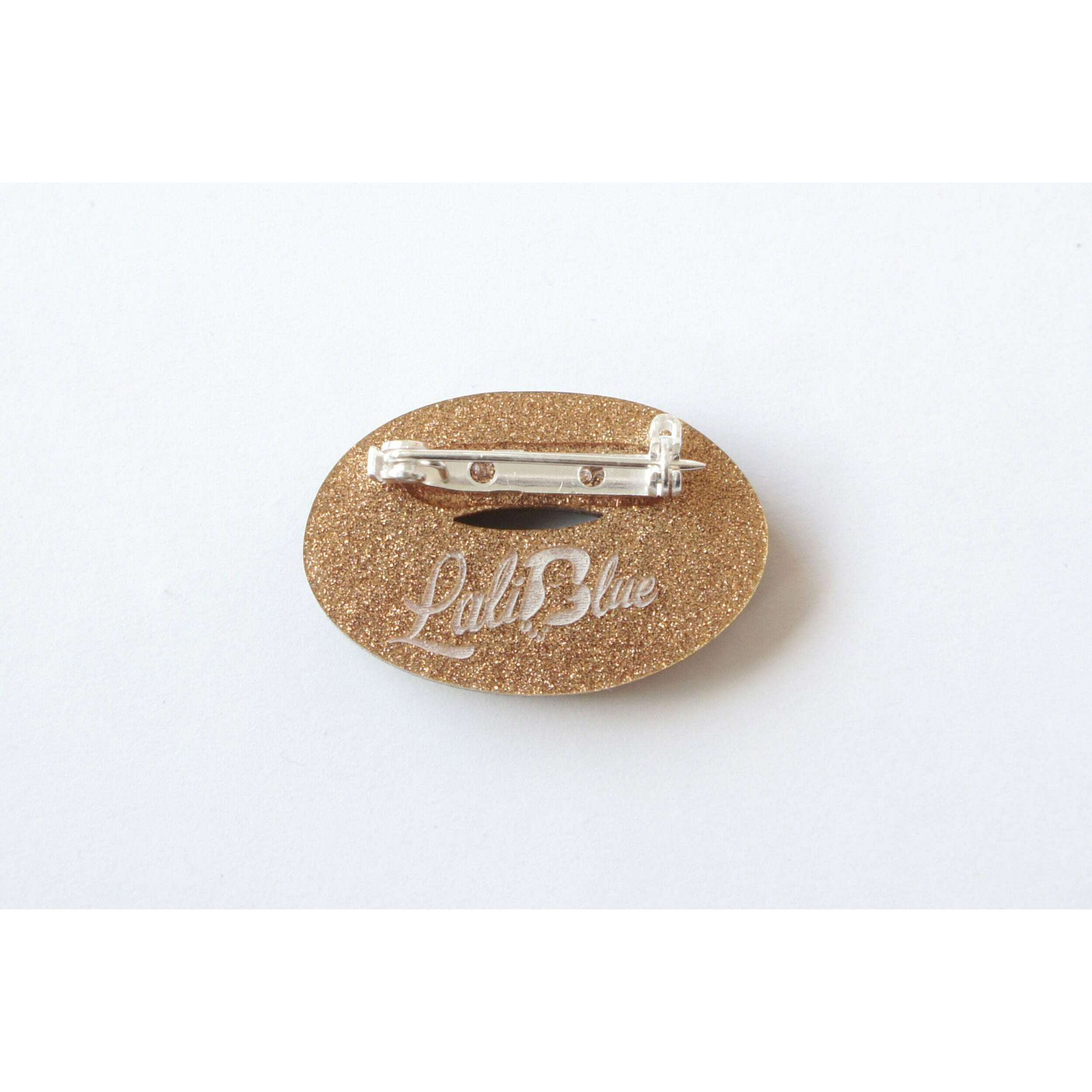Chocolate Donut Brooch by Laliblue