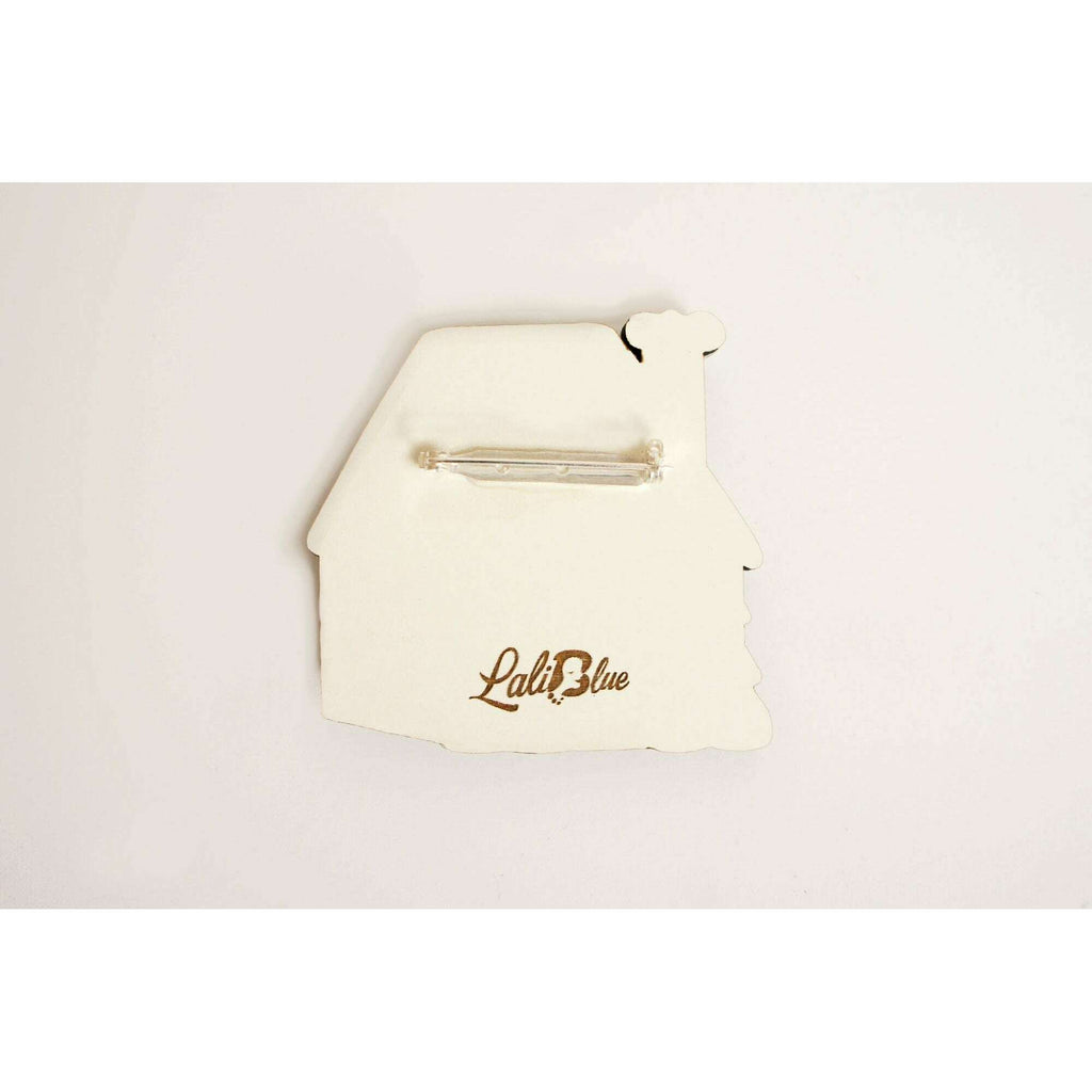 Gingerbread House Brooch by Laliblue