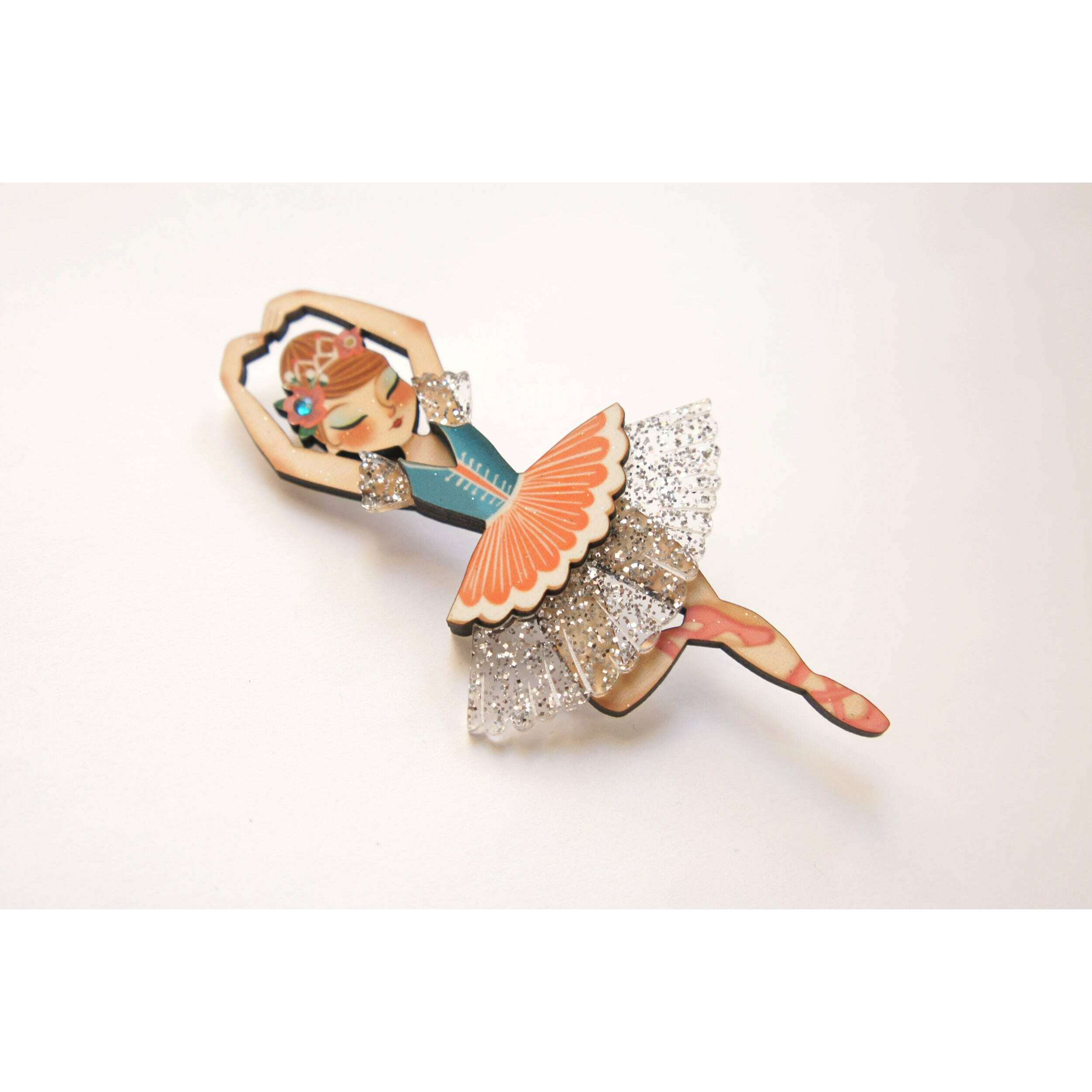 Nutcracker Ballerina Brooch by Laliblue