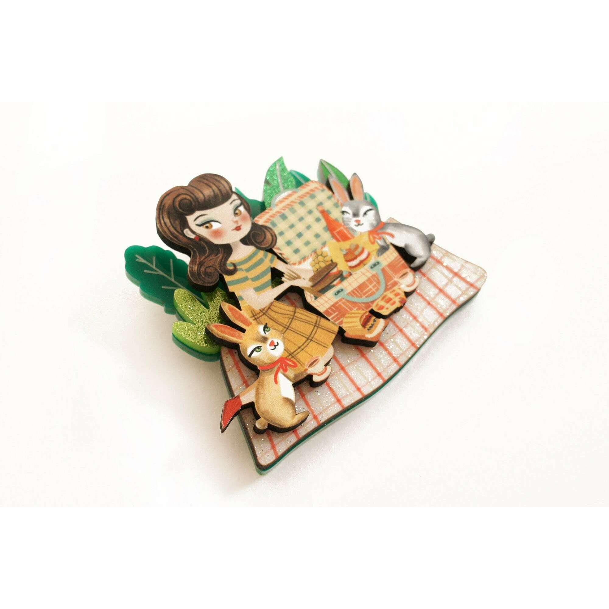 Picnic Brooch by Laliblue