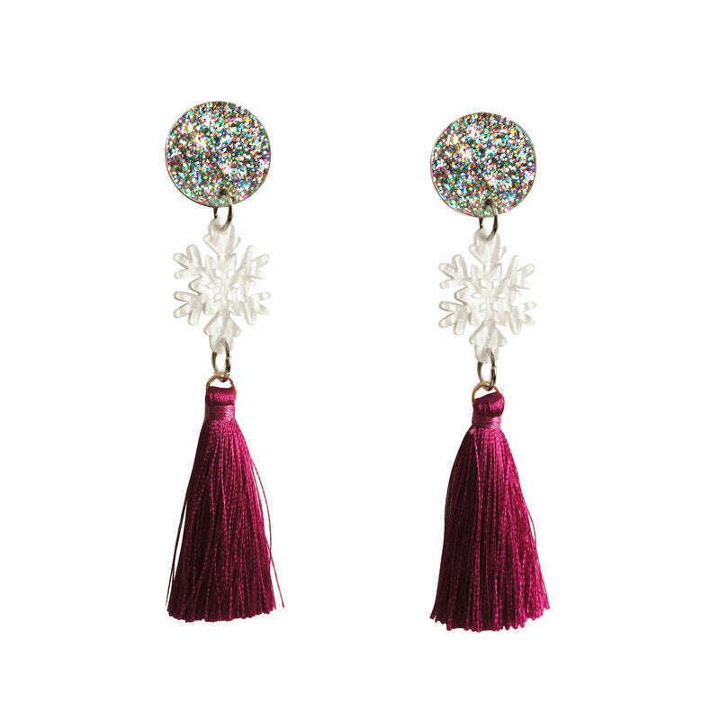 Snow Star Earrings by Laliblue