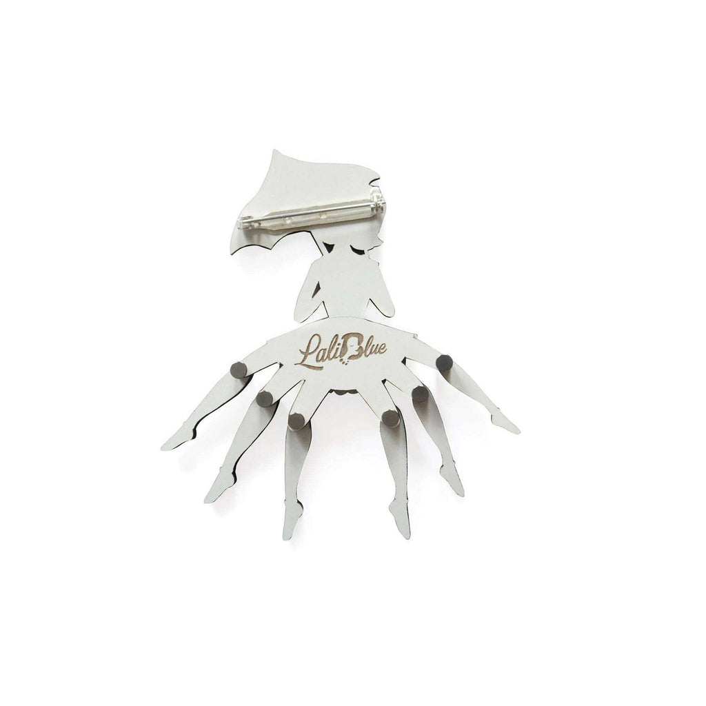 Spider Woman Halloween Brooch by Laliblue