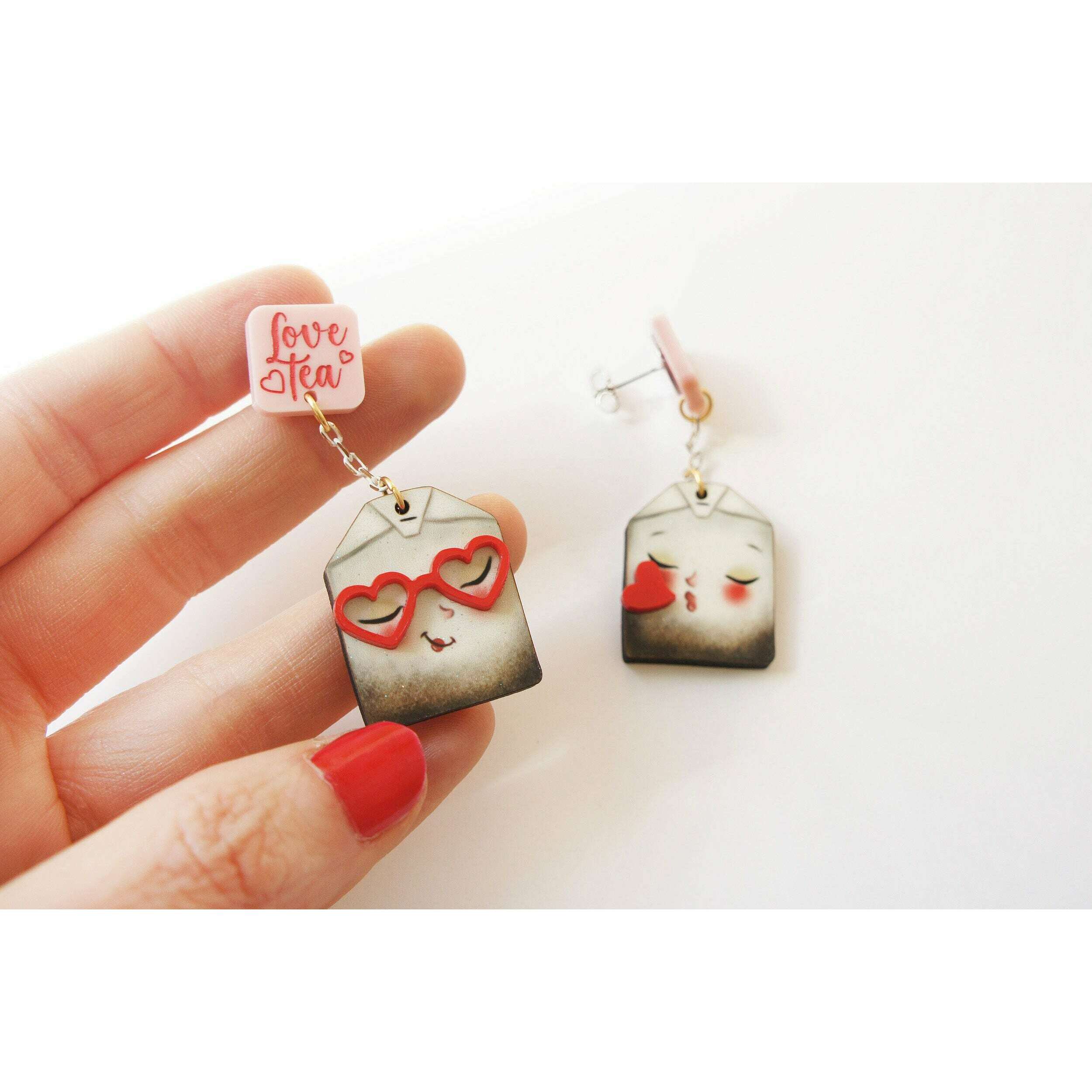 Tea of Love Earrings by Laliblue