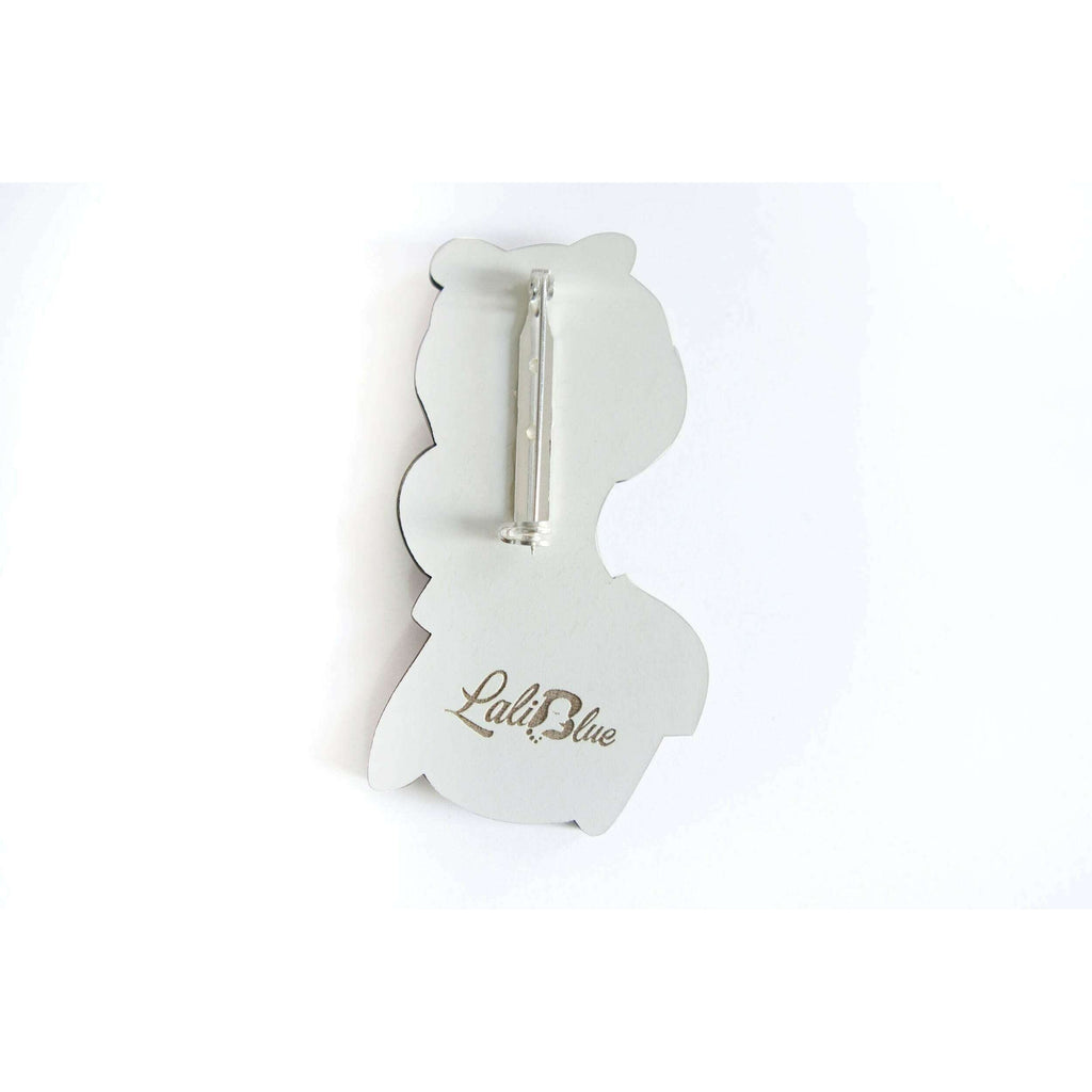 Vanity Lady Brooch by Laliblue