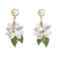 Winter Flowers Earrings by Laliblue