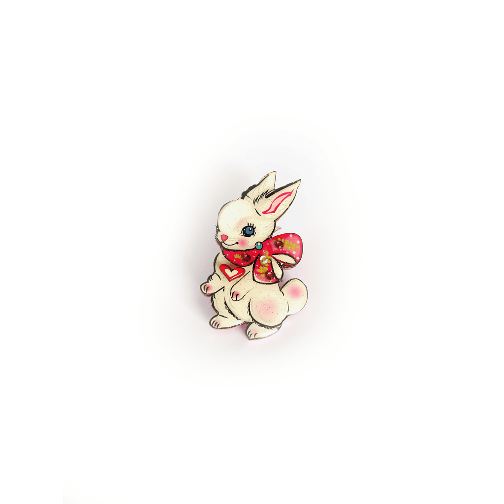 Layla the Bunny Brooch by Rosie Rose Parker