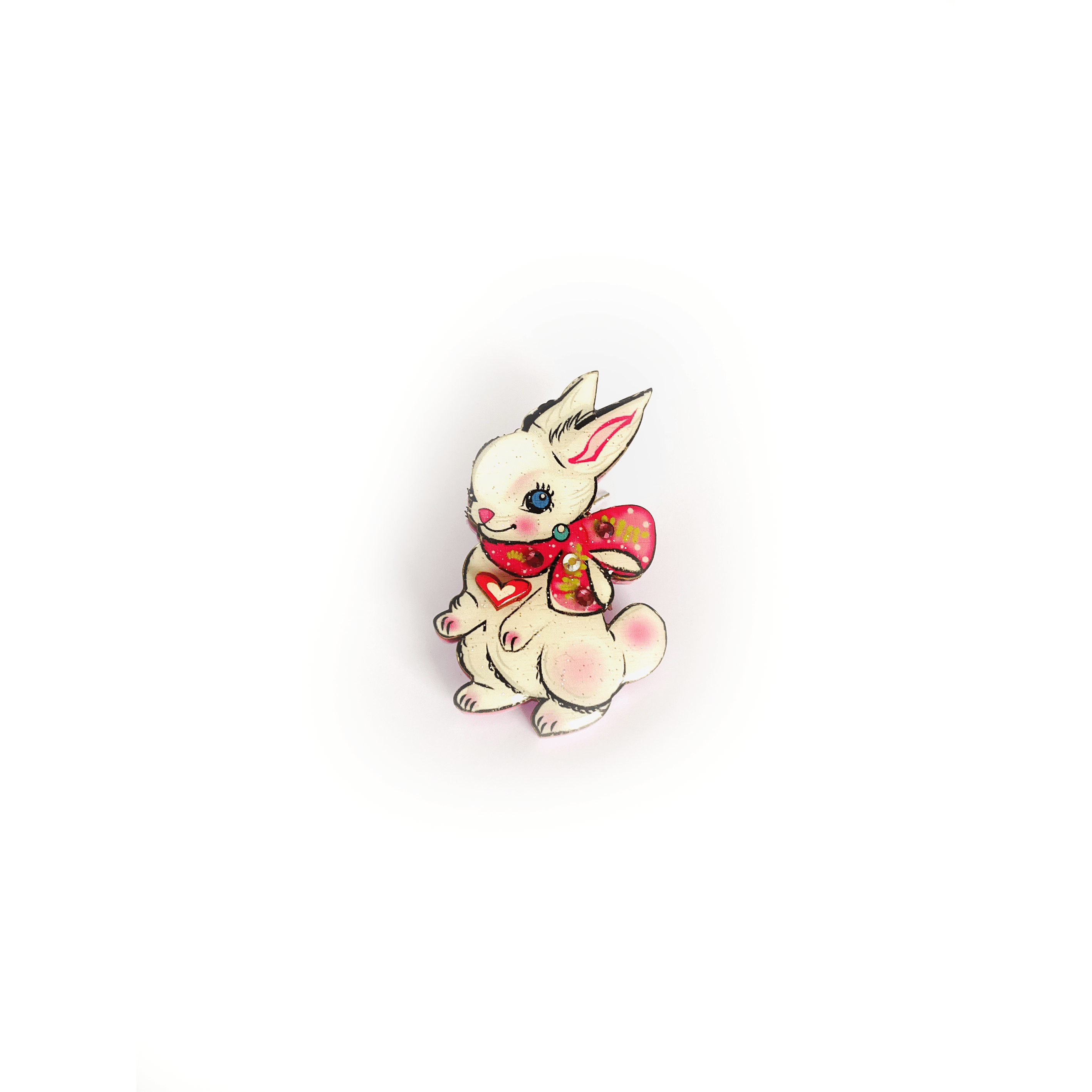 Layla the Bunny Brooch by Rosie Rose Parker
