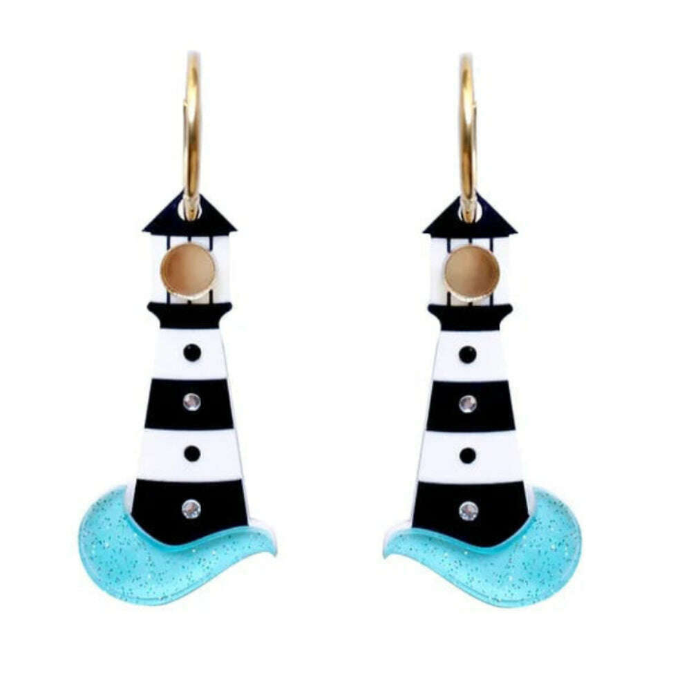 Lighthouse Earrings by Laliblue