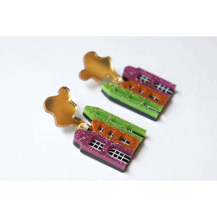 Little House Earrings by Laliblue