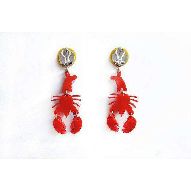 Lobster Earrings by Laliblue