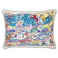 Long Island Hand-Embroidered Pillow