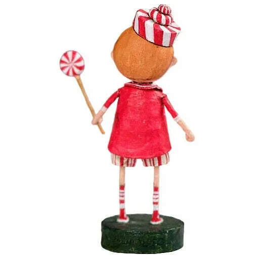 Peppermint Pete Christmas Figurine by Lori Mitchell