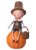 Thankful Thad Thanksgiving Figurine by Lori Mitchell (New 2026)