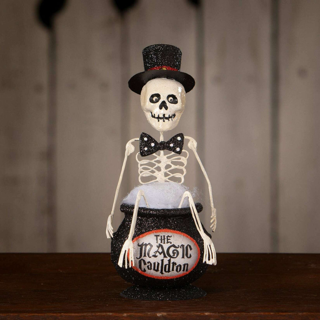 Magic Cauldron Skeleton | Halloween Decor | Bethany Lowe