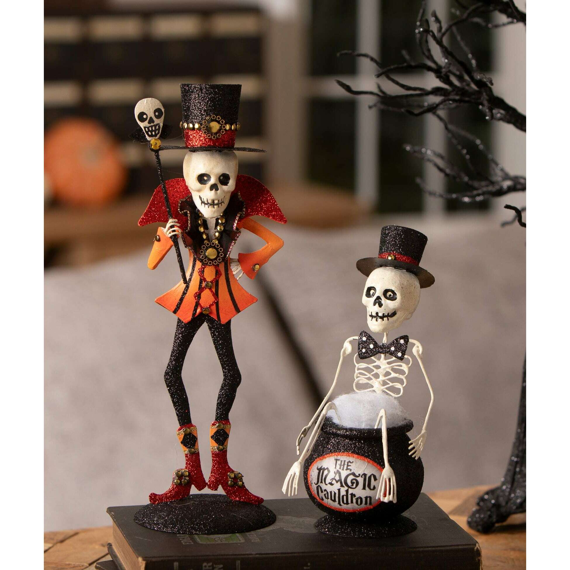 Magic Cauldron Skeleton | Halloween Decor | Bethany Lowe