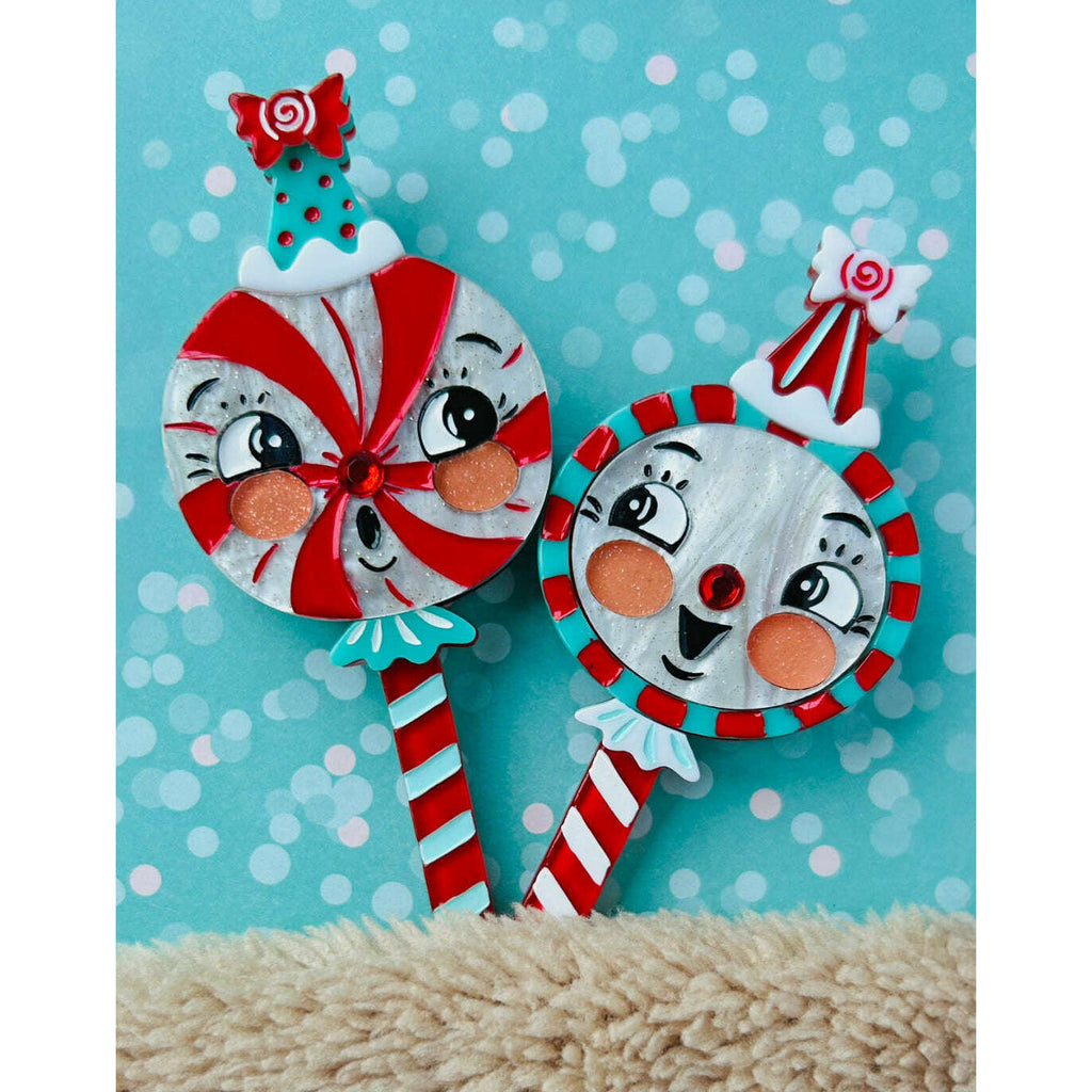 Singing Merrymint Brooch by Johanna Parker x Lipstick & Chrome