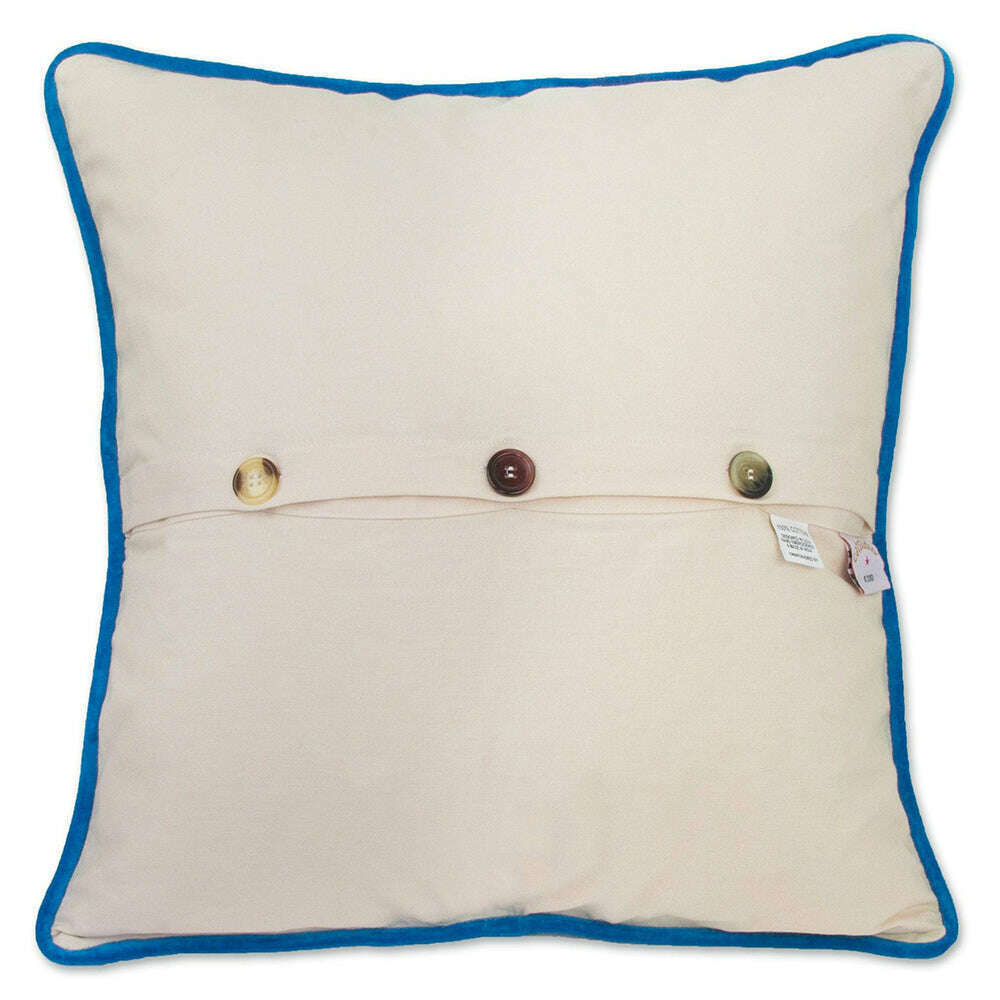 Miami Hand-Embroidered Pillow