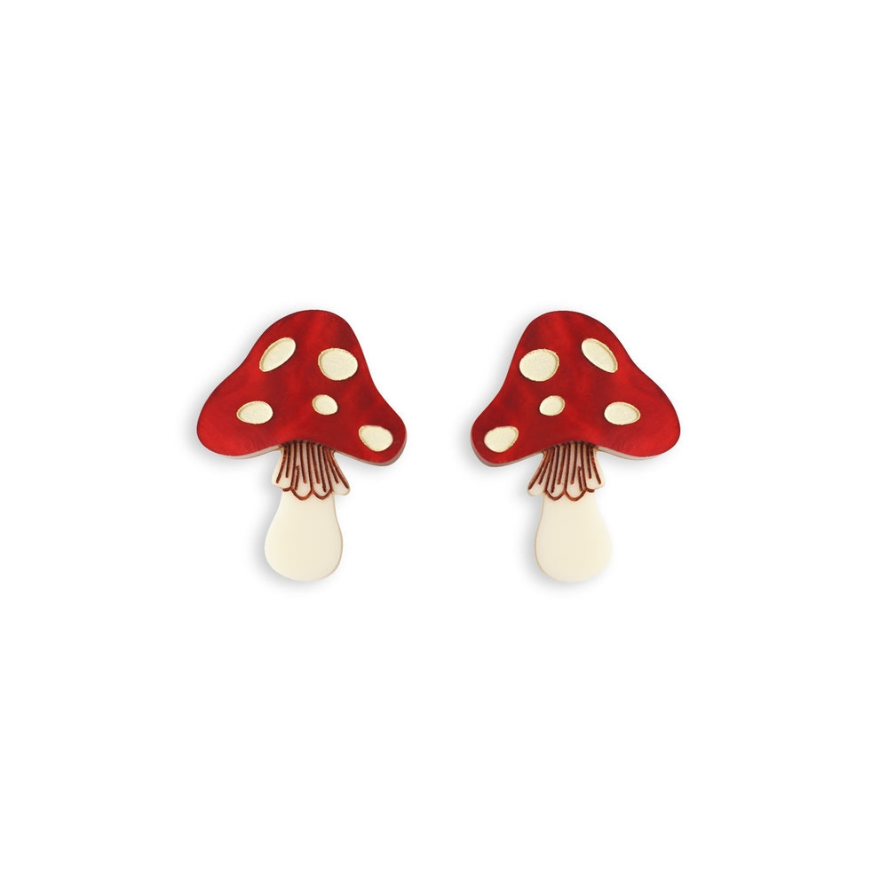 Mushroom Earrings by Laliblue – Retro Statement Jewelry Laliblue