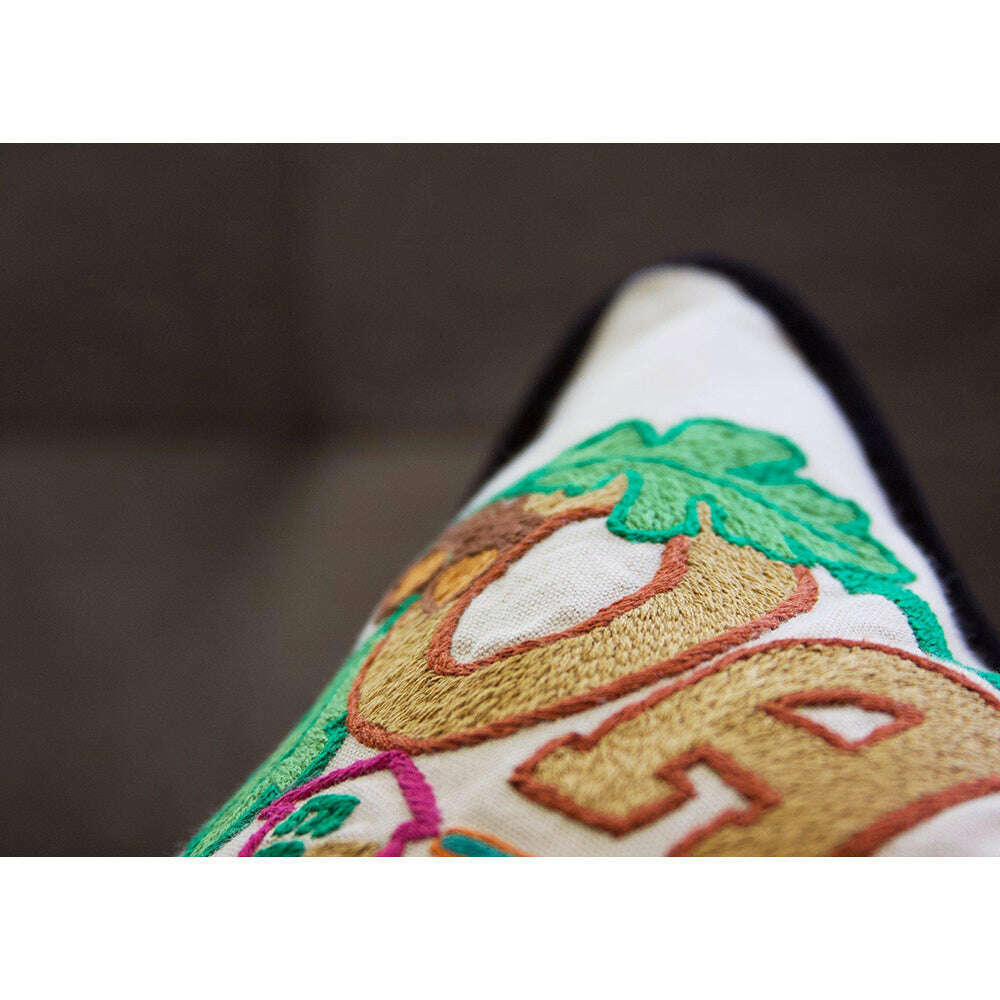 Oakland Hand-Embroidered Pillow
