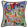Ottawa Hand-Embroidered Pillow