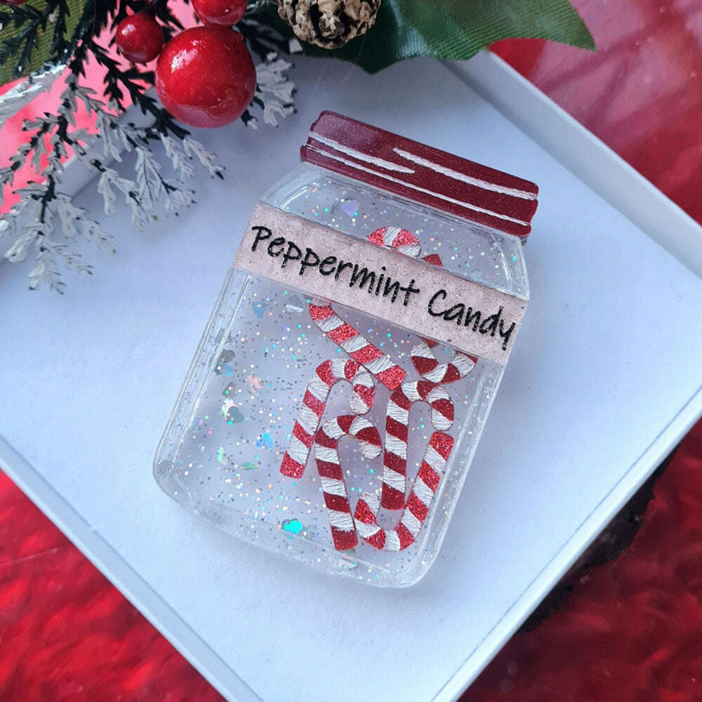 Peppermint Candy Brooch by Cherryloco Jewellery