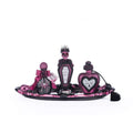 Pink Passion Vanity Tray with Bottles Set by Katherine's Collection
