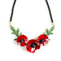 Poppies Necklace by Laliblue