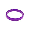 Resin Bangle Bracelet - PURPLE Medium Width