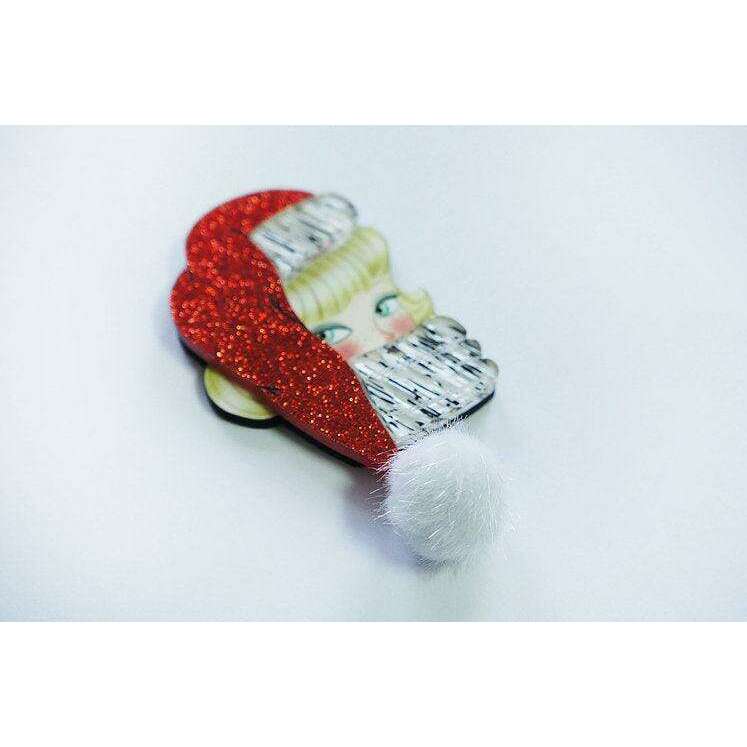 Santa Baby Blond Brooch by Laliblue