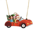 Santa's Car Necklace by Laliblue