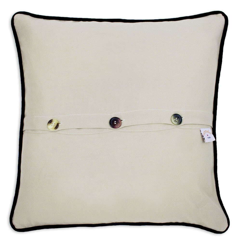Savannah Hand-Embroidered Pillow by CatStudio