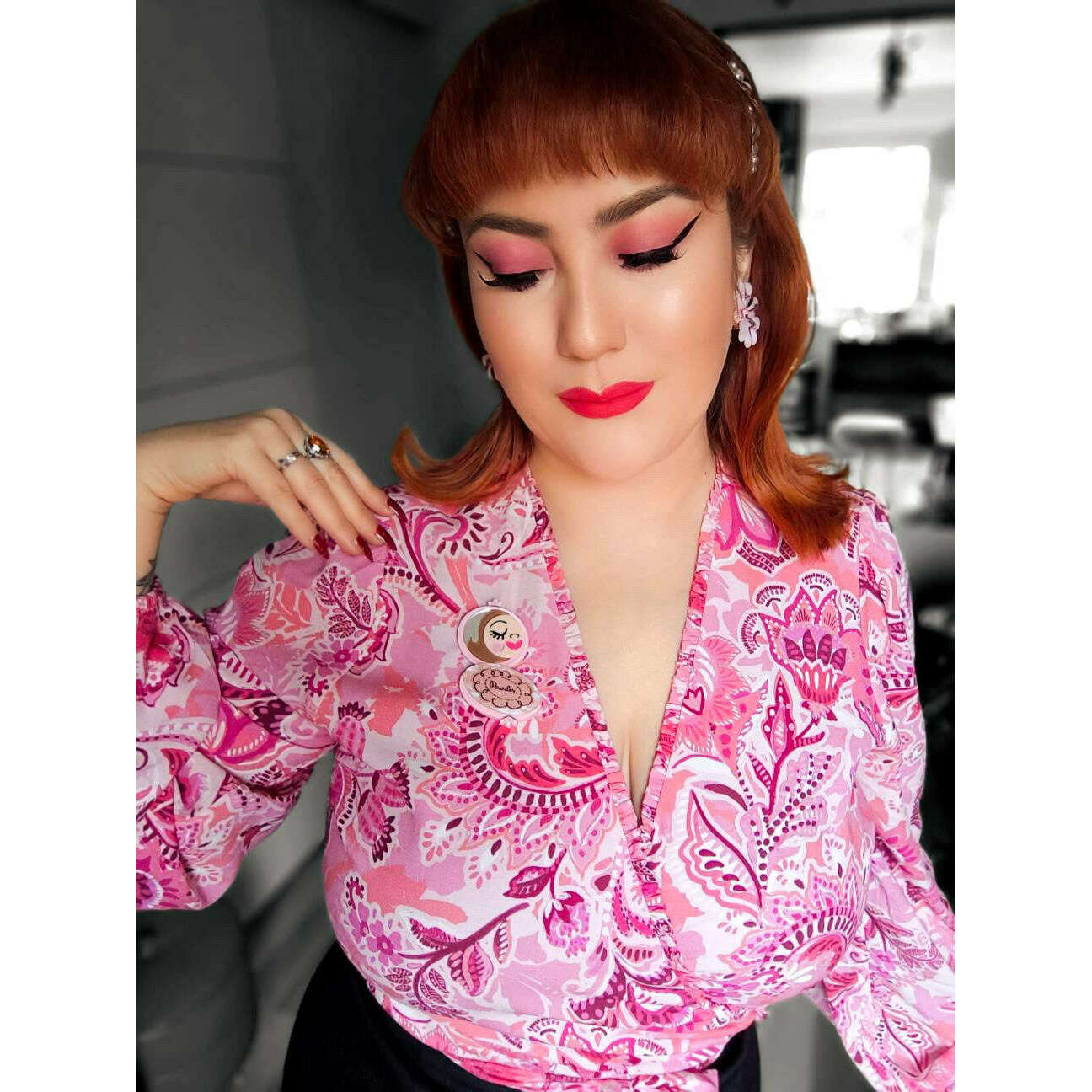 Secret Admirer Brooch PINK by Asia Ellington x Lipstick & Chrome