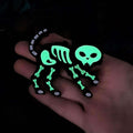 Skeleton Cat Brooch by Cherryloco Jewellery