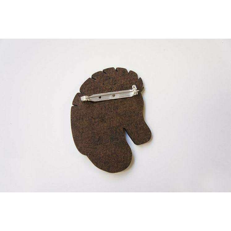 Solidarity Zebra Brooch by Laliblue