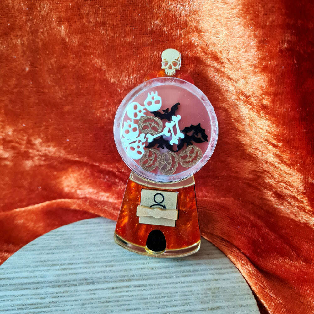 Spooky Sweet Gumball Machine Necklace by Cherryloco Jewellery