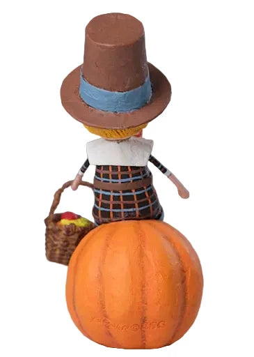 Thankful Thad Thanksgiving Figurine by Lori Mitchell (New 2026)