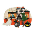 Trick Or Treat Caravan Brooch by Laliblue