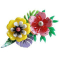 Tropical Flowers Brooch by Laliblue