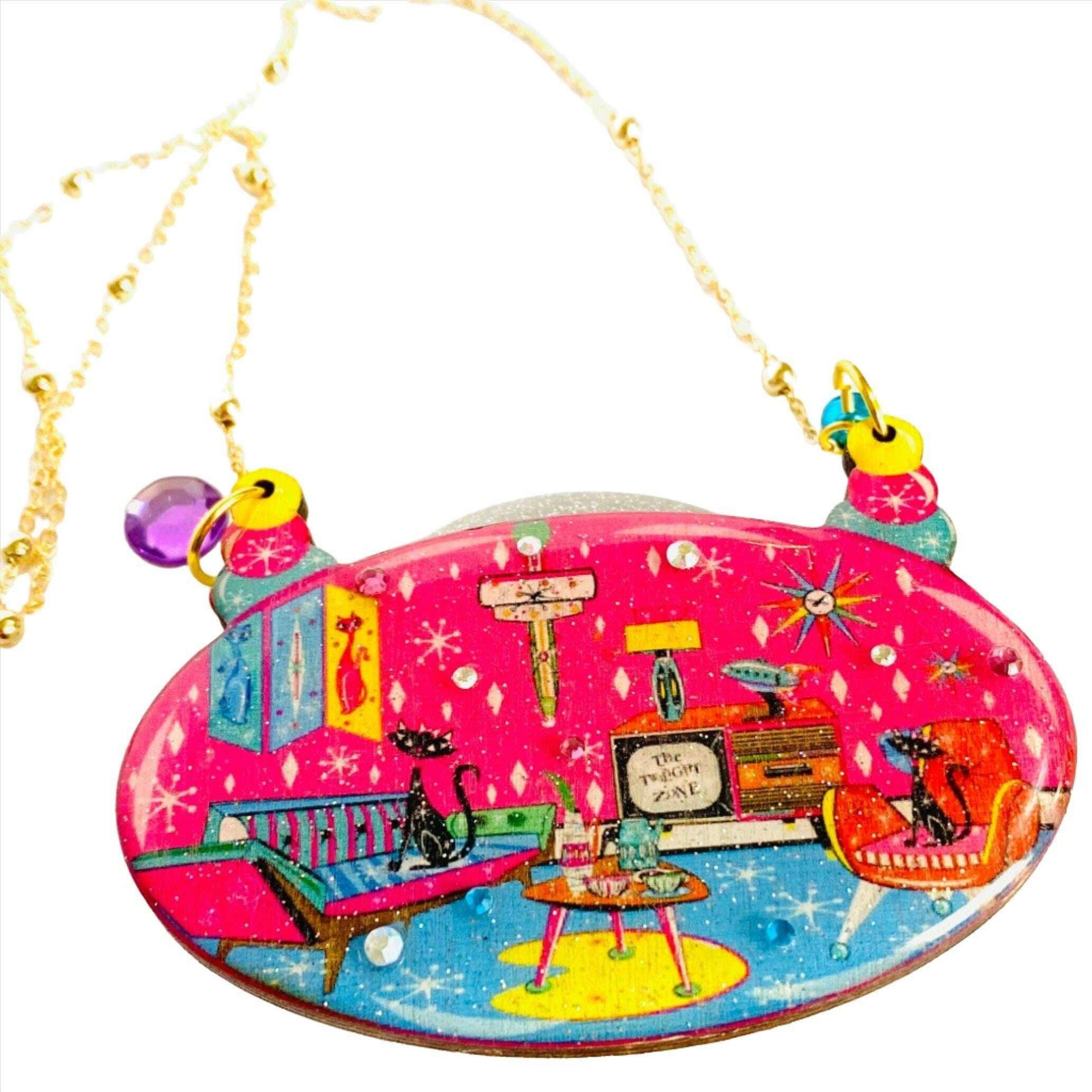 Twilight Zone Statement Necklace by Rosie Rose Parker