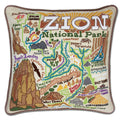 Zion Hand-Embroidered Pillow